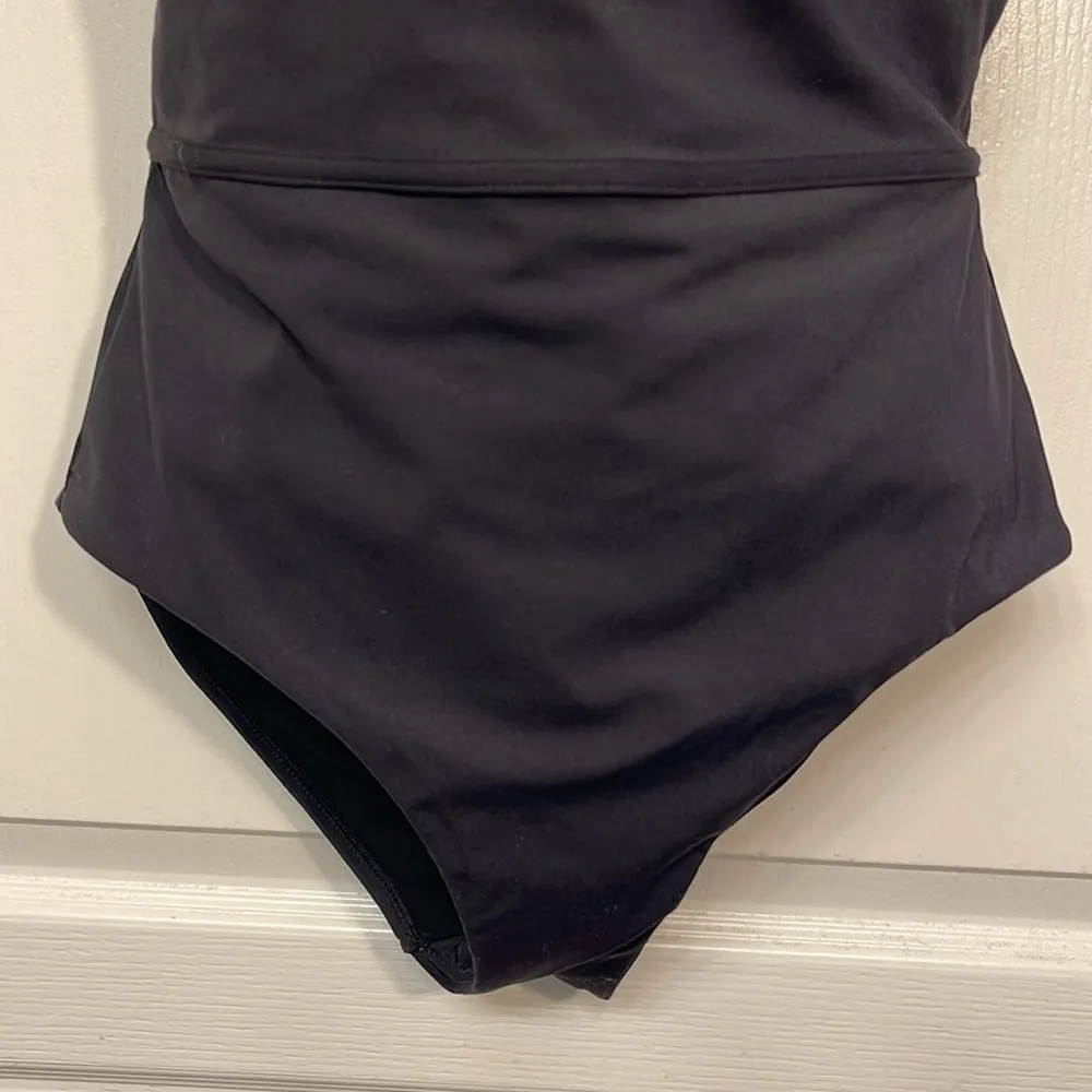 Sea Level Swim Australia Luxe Collection Dark Romance Black Swimsuit Size 8 NWT - Image 4