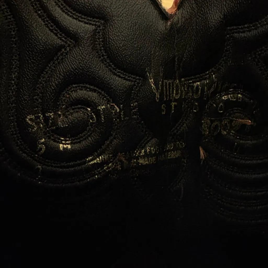 Vittorio Ricci‎ Red Western Cowgirl Boots Size 5 - Image 9