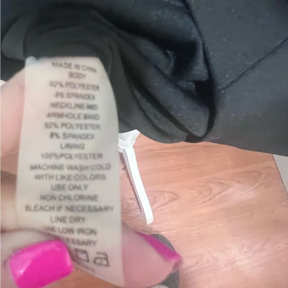 NWT Vince Camuto sleeveless midi dress women's size 12 in black - Image 8