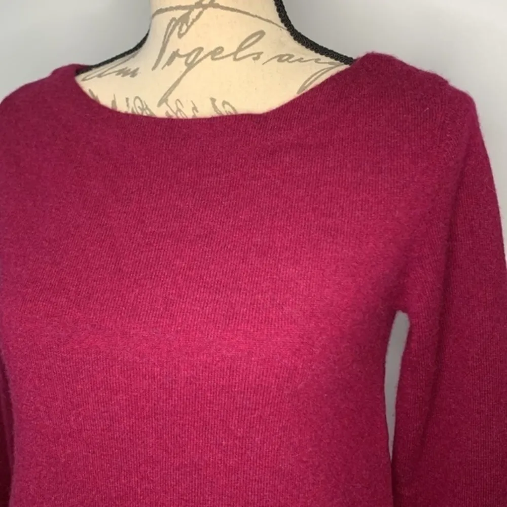 Garnet Hill cashmere and silk sweater mixed fabric XS - Image 2