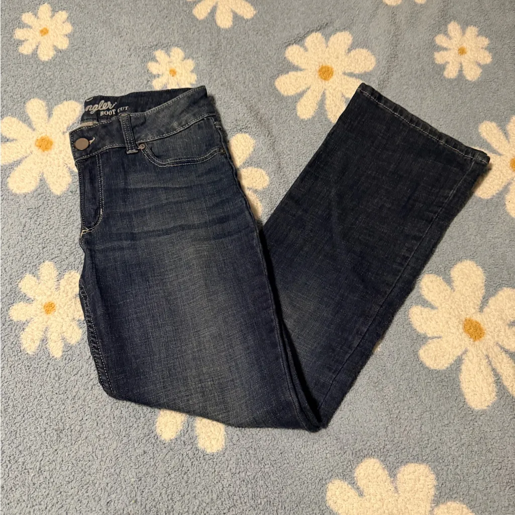 Wrangler Women's Boot Cut Jeans in Deep Blue - Image 3