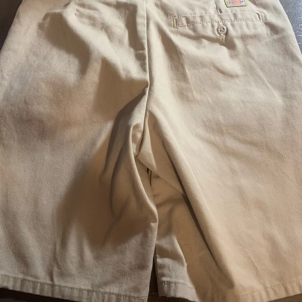 Dickies ‎ Tan Flat Front Shorts Versatile Summer Essential - Image 5