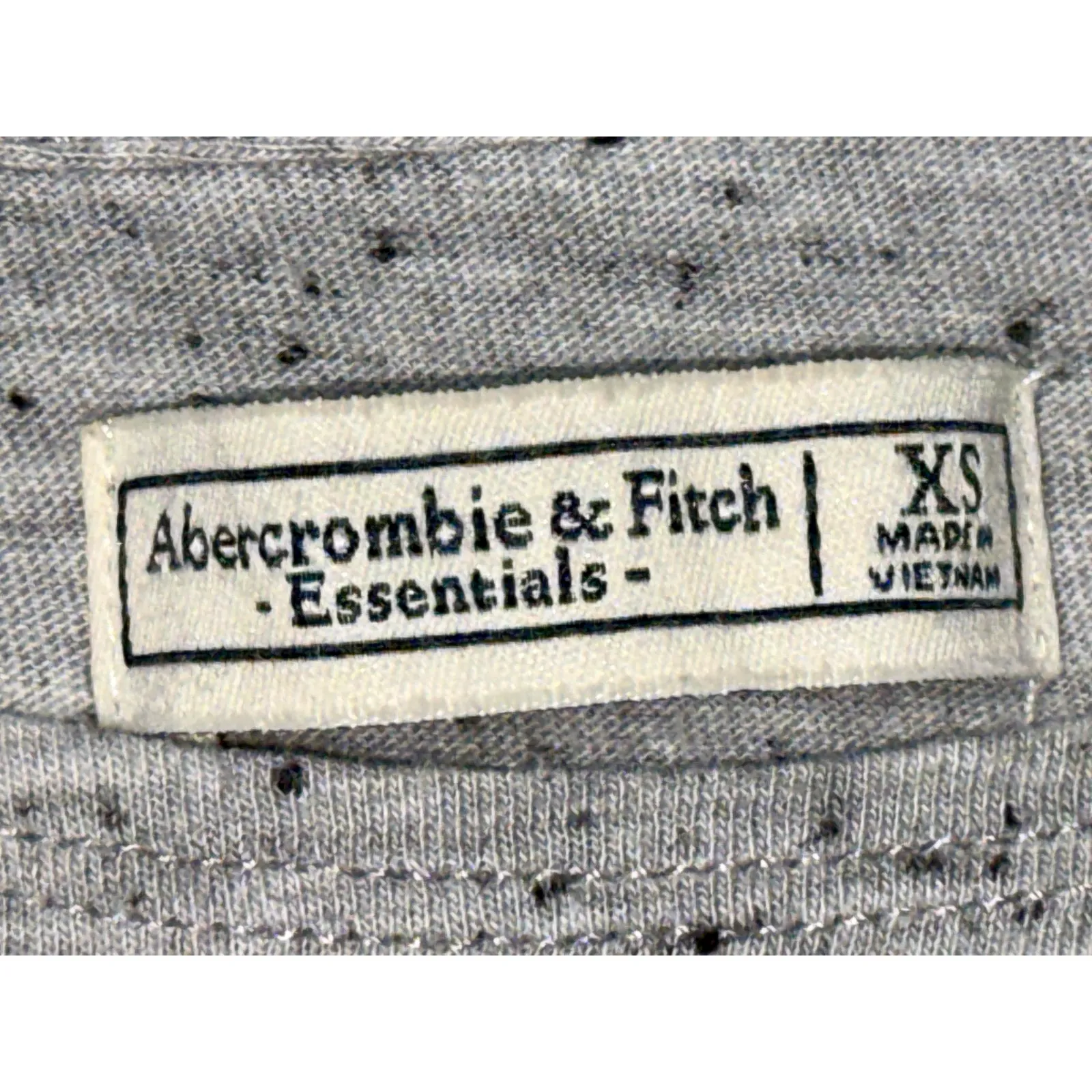 Abercrombie & Fitch Essentials Gray Black Speckled Sleeveless Tank Top Womens XS - Image 4