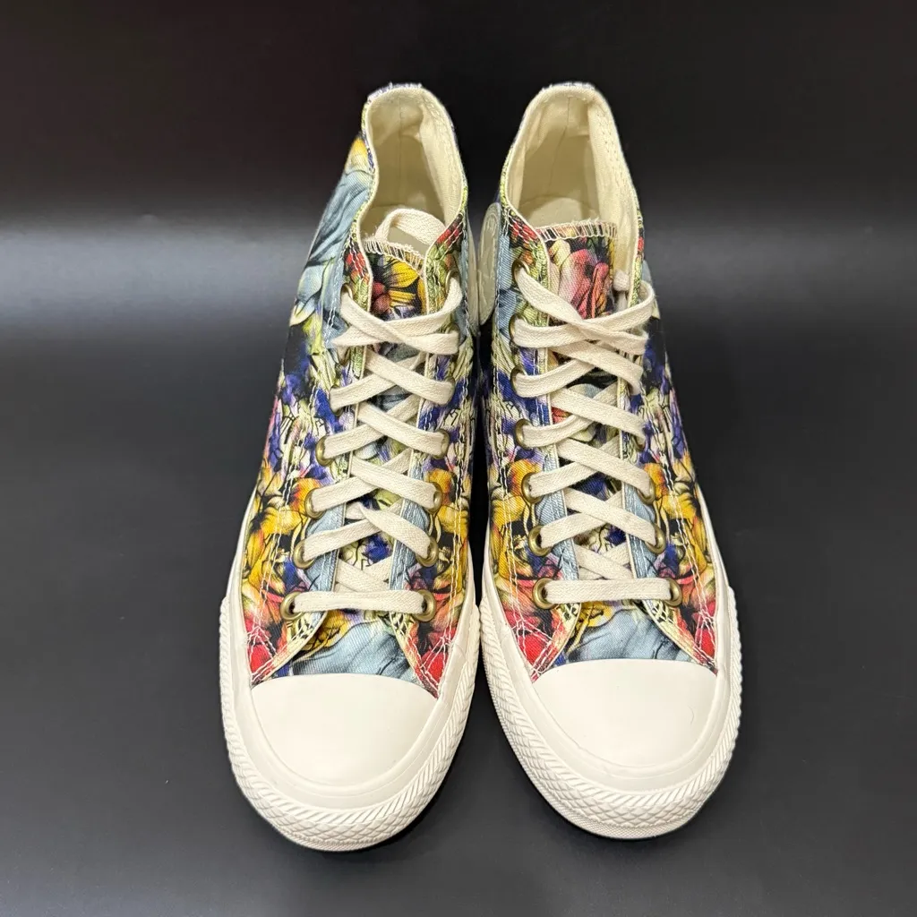 CONVERSE 547195C Chuck Taylor All Star Lux Hi Floral Hidden Heel Wedge Women 7.5 - Image 2