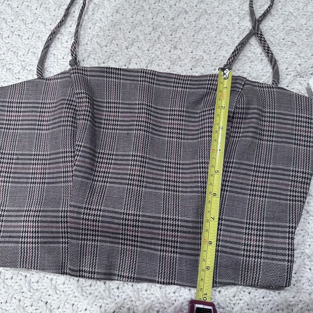 NEW WHIMSY + RIE TOBI TOP Women's PLAID MEDIUM - Image 8