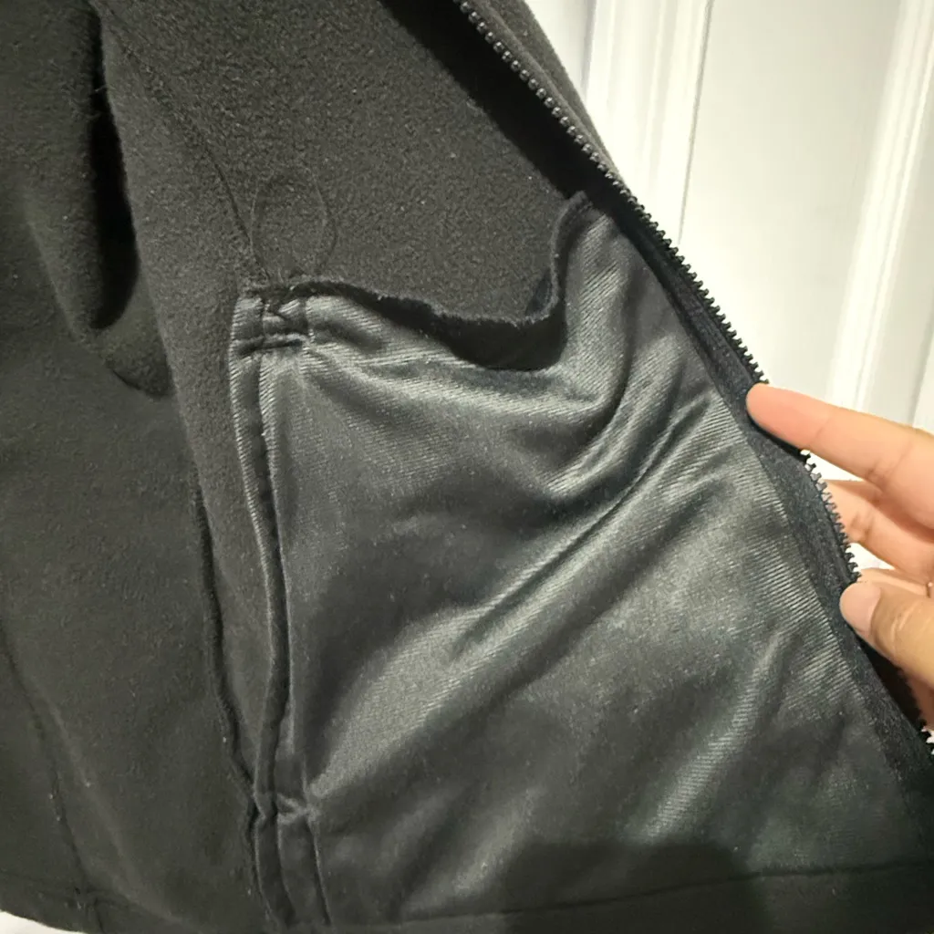 THE NORTH FACE Womens' Black Full‎ Zip Fleece Jacket Size Medium O - Image 5