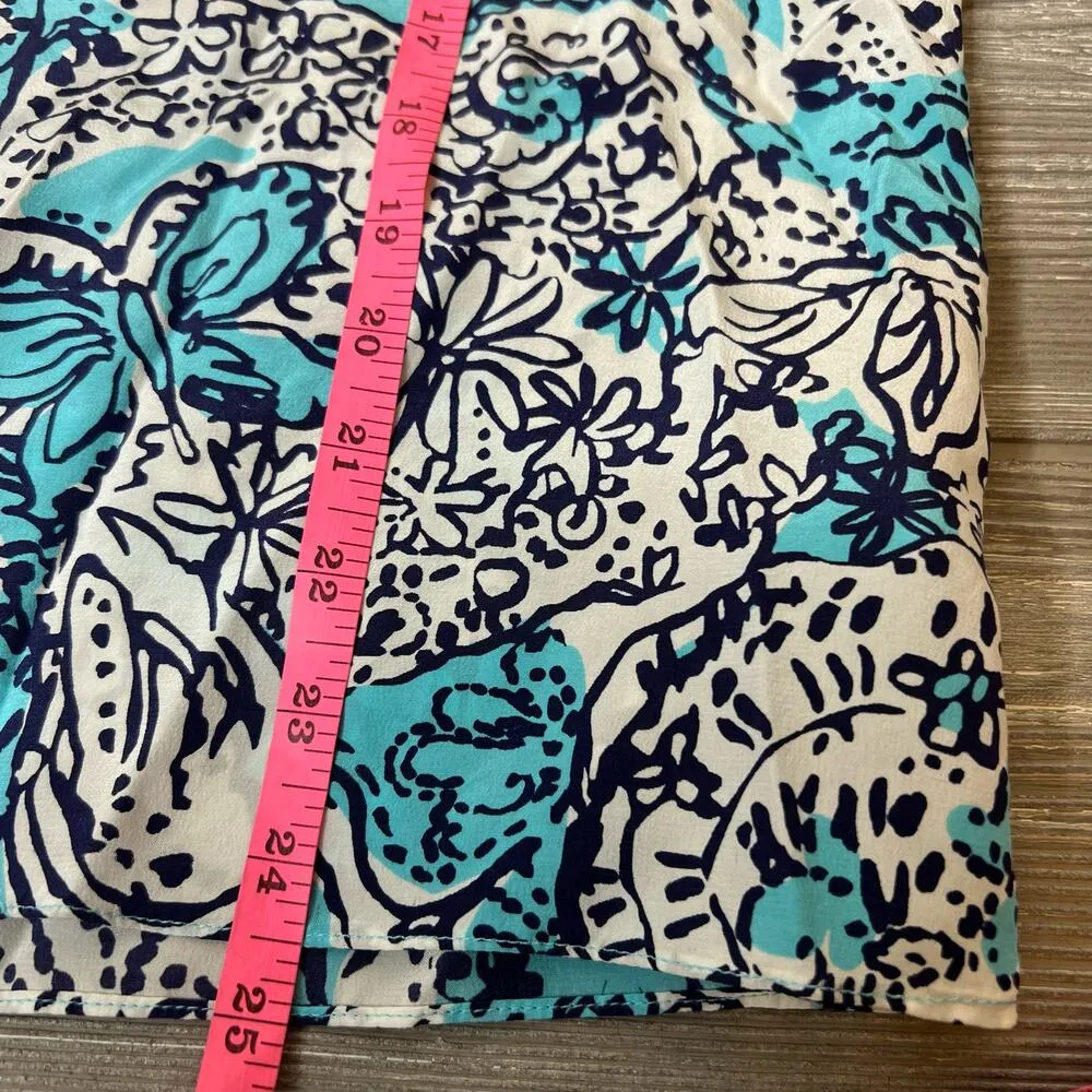 Lilly Pulitzer sarabeth silk top hippy hippy shake - Image 9