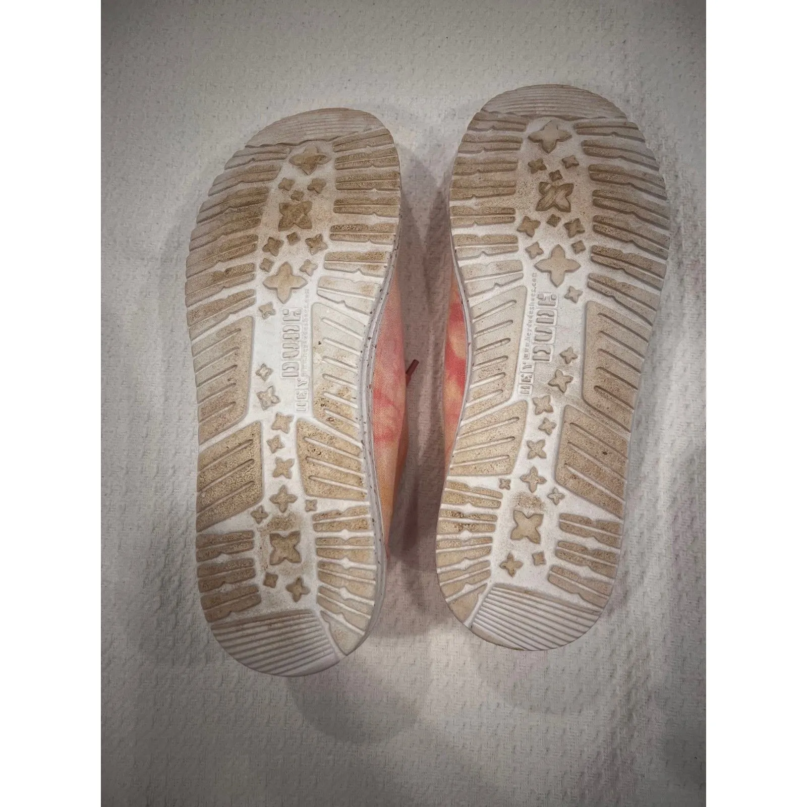 Hey Dude Wendy Tie Dye Lemon Ombre Pink Yellow Shoes Women’s Size 10 - Image 7