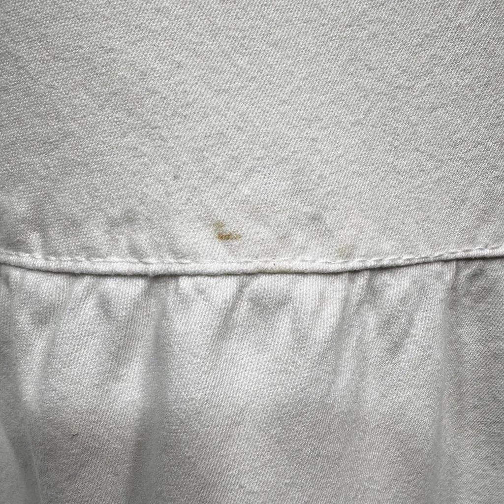 Vintage Y2K Ivory Tiered Prairie Skirt Boho Hippie Cottagecore Coastal Cowgirl Size M - Image 5