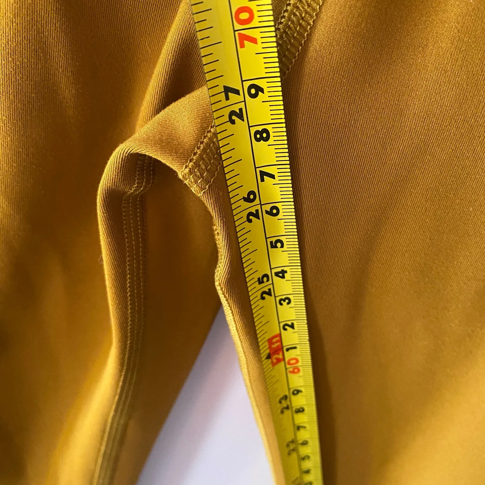 Girlfriend Collective Caramel Brown Compressive Pocket Leggings Women's size XS - Image 9