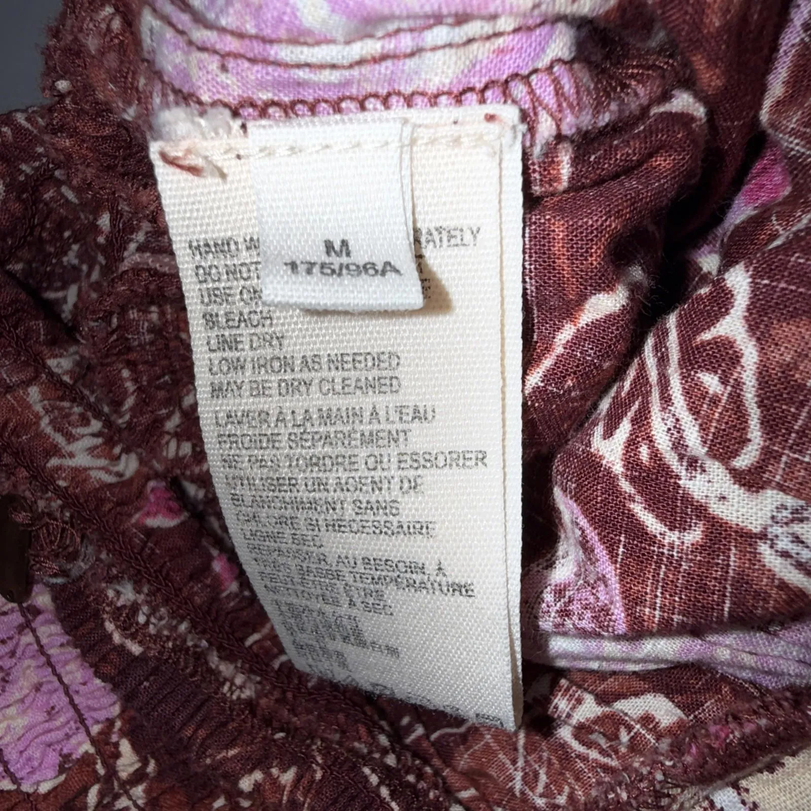 Free People Iris Halter Burgundy Pink Fairy Floral Boho Chic Breezy Legs Jumpsuit - Image 6