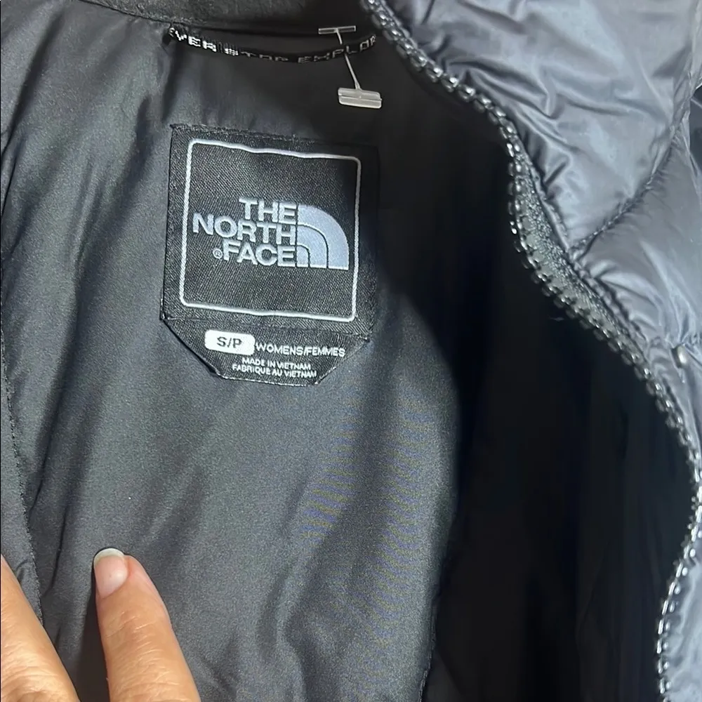 Black Long Puffer Coat - Image 3