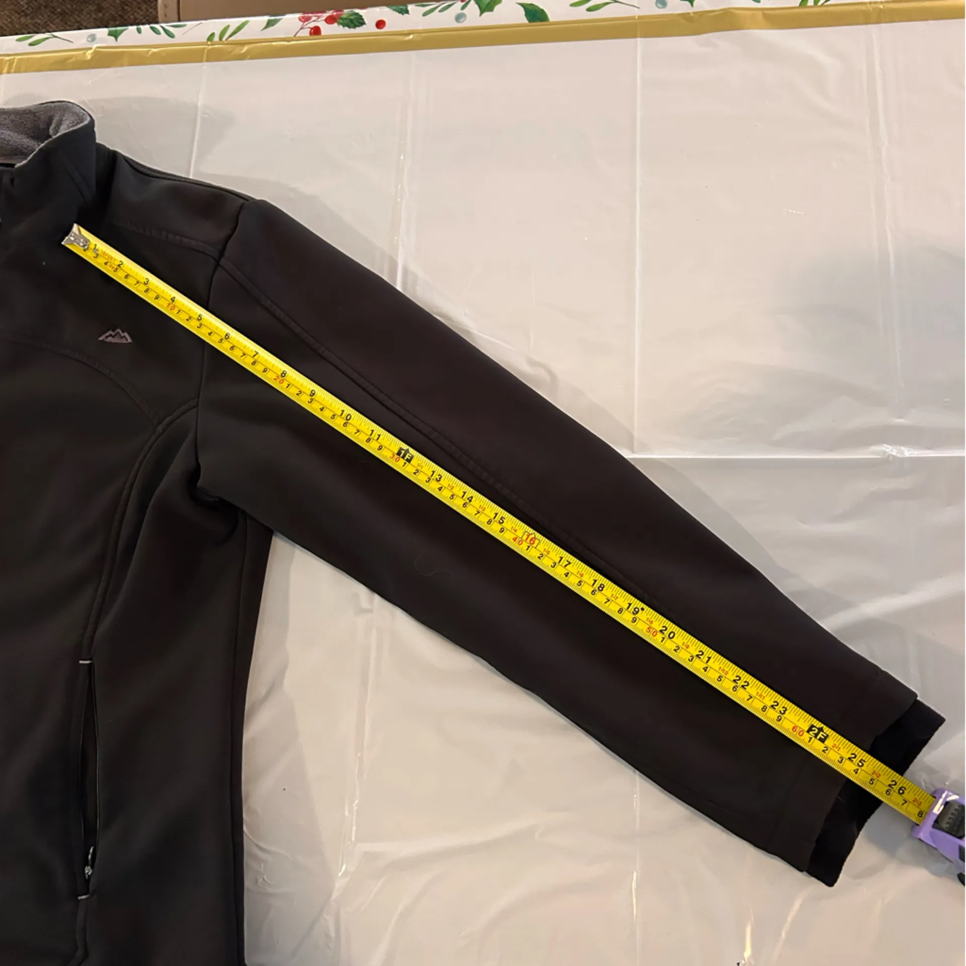 Snozu  Fleece Lined Lightweight Jacket/Coat—Large Black - Image 8