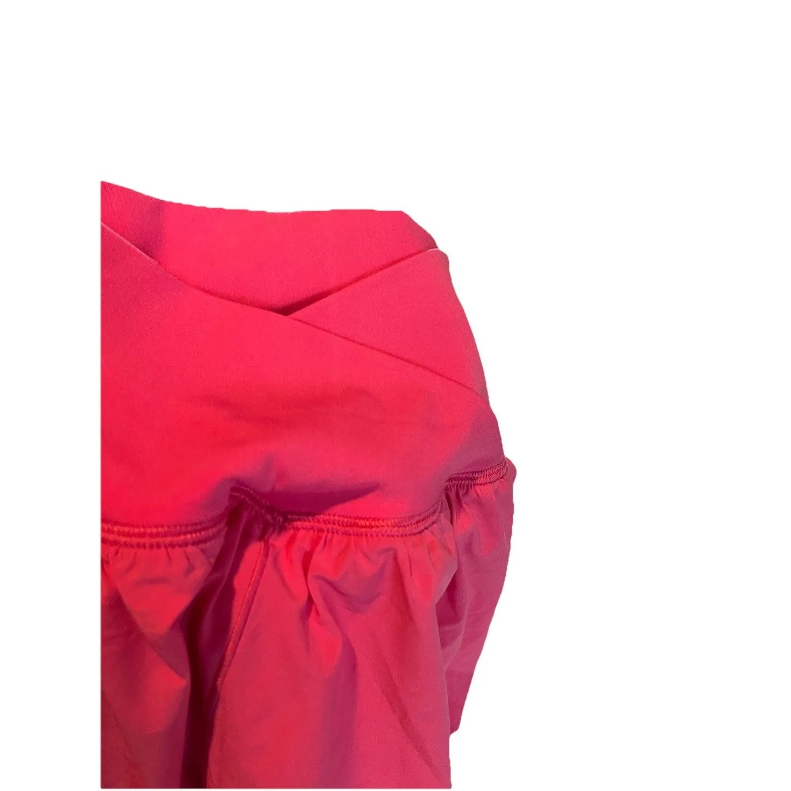OFFLINE by Aerie Pleated Skort S Pink Active Skirt Built-In Shorts V Waist - Image 3