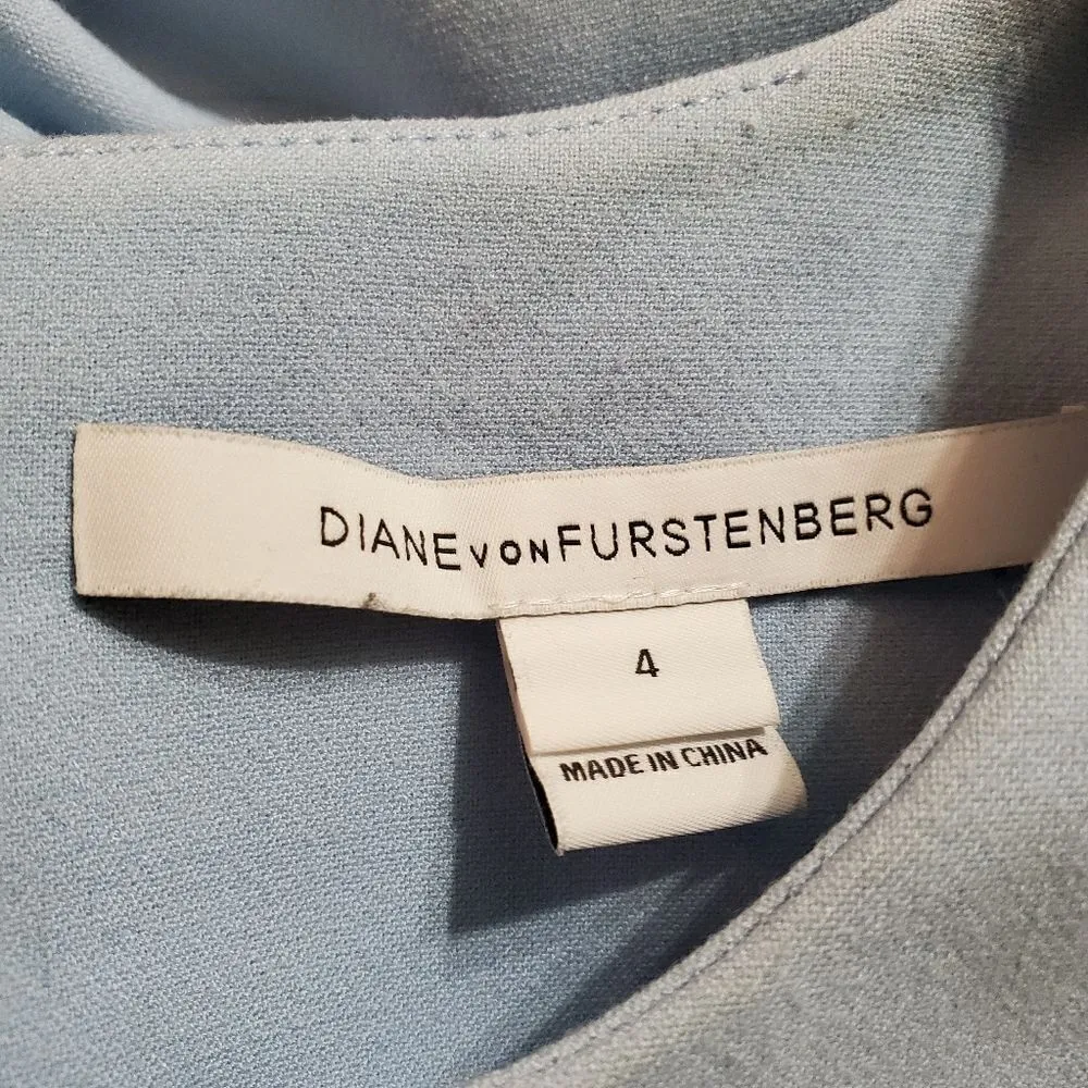 Diane Von Furstenberg Light Blue Dress (4) - Image 6