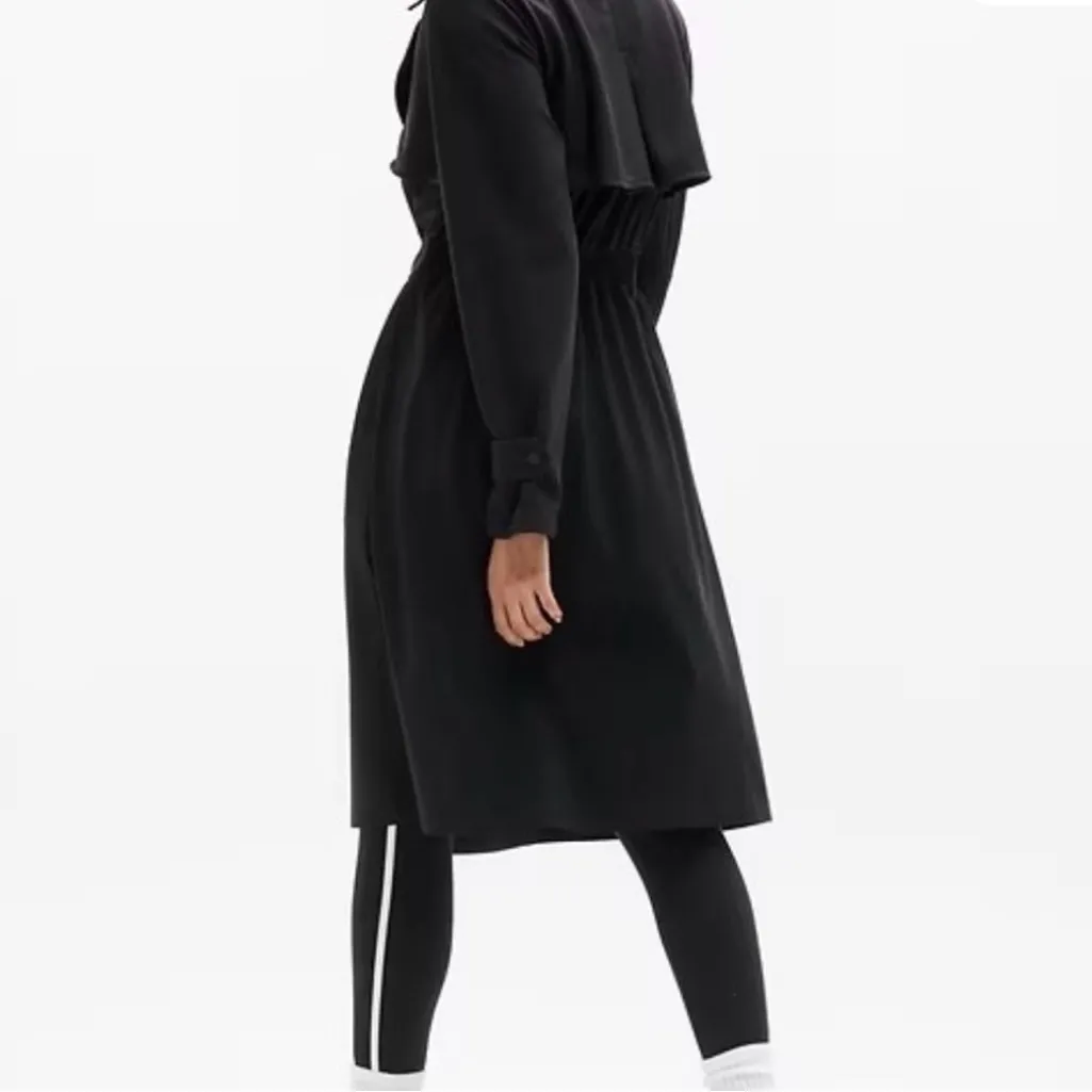 Athleta NWT Black Women's Stellar Trench Coat - Image 3
