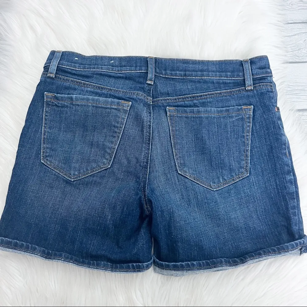 Loft dark wash Jean shorts size 4 - Image 2