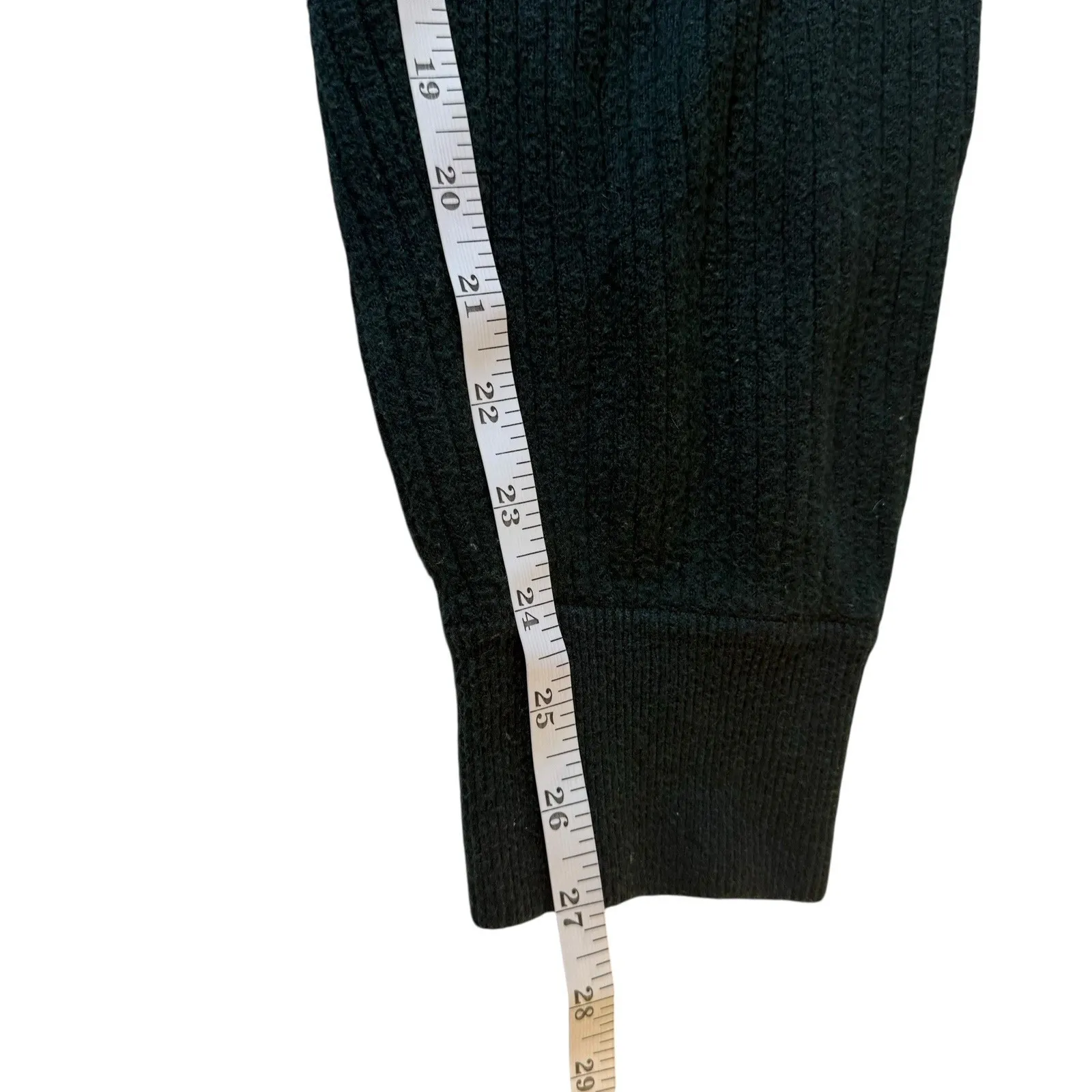 Spiritual Gangster Luxe Essential Rib Jogger Deep Forest Small Loungewear Comfy - Image 11