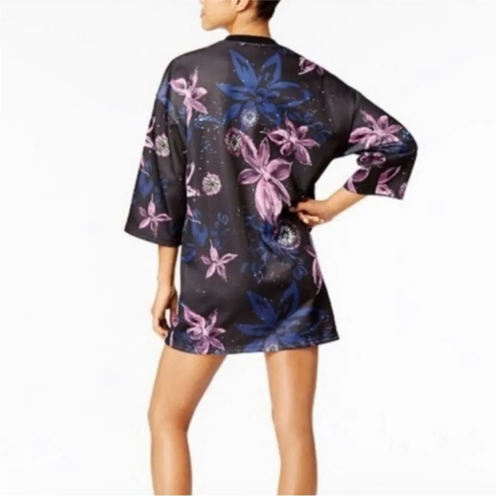 PUMA Women’s Archive Floral Logo Print Mini Shirt Dress - XS - Image 6