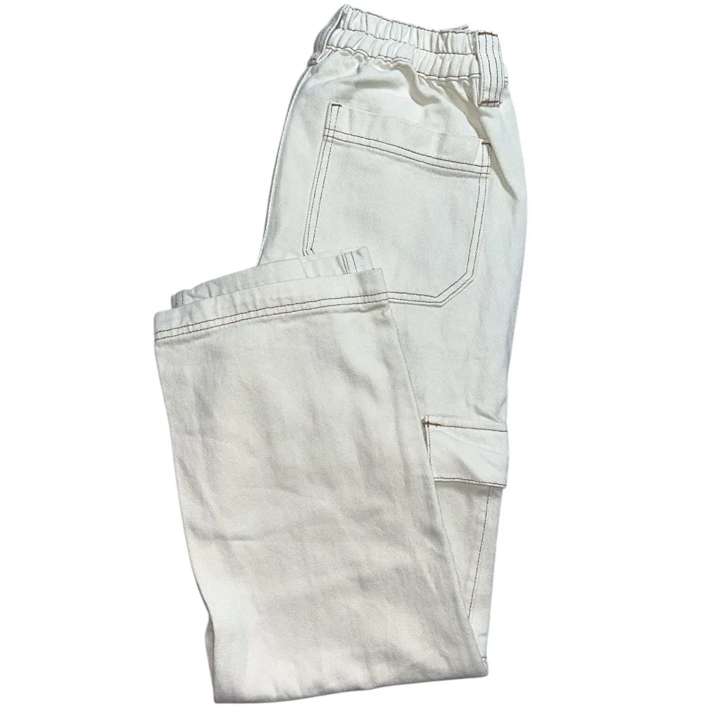 PacSun Contrast Stitch Ankle Utility Cargo Pants - Image 6
