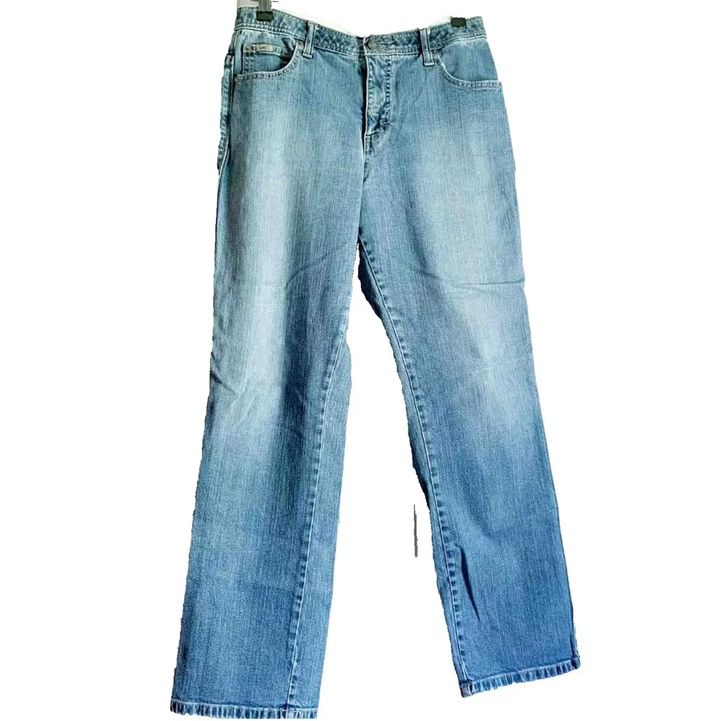 LEE Comfort Waist Ladies Denim Jeans Size 12 - Image 2