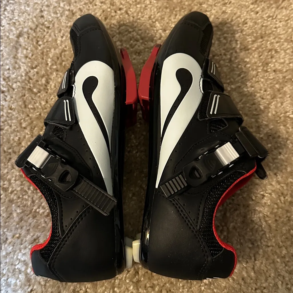 Black Peloton Cycling Shoes Women’s Sz 39 size 8 - Image 2