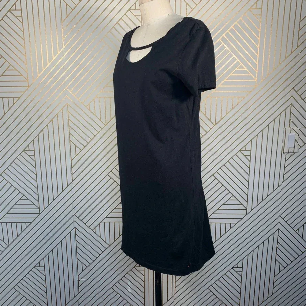 n:Philanthrophy Carlita T-Shirt Dress in‎ Black - Image 6