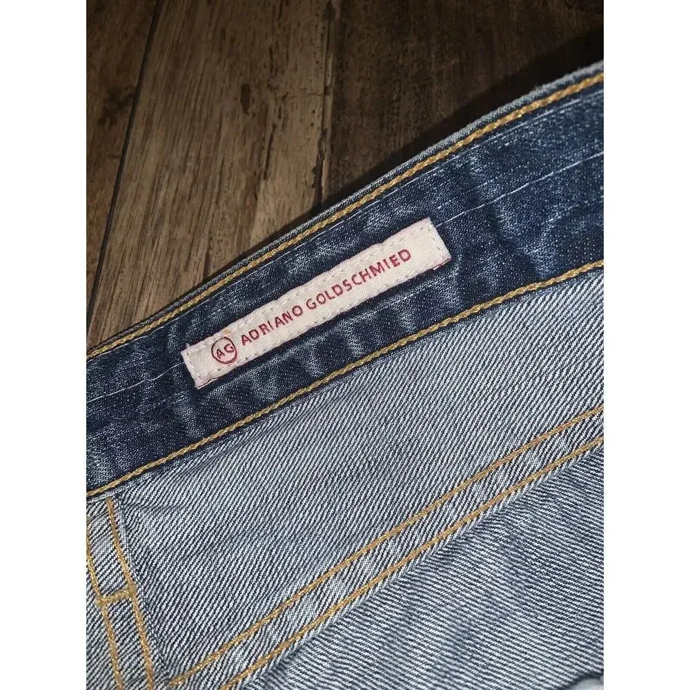 AG Ex-Boyfriend Distressed Crop Jeans Nwt boho fall denim designer y2k celeb - Image 4