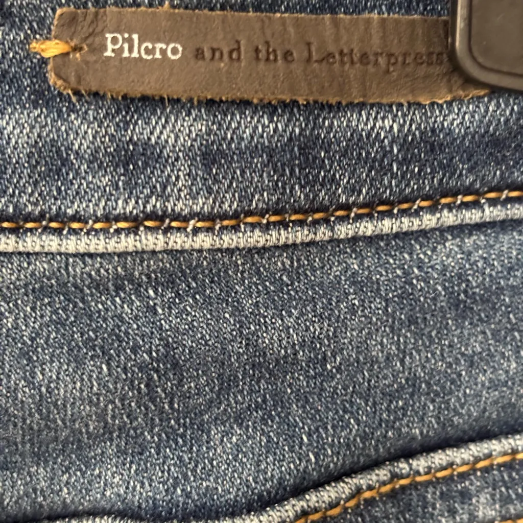 Pilcro and the Letter press high rise skinny jeans. Size 28‎ - Image 8