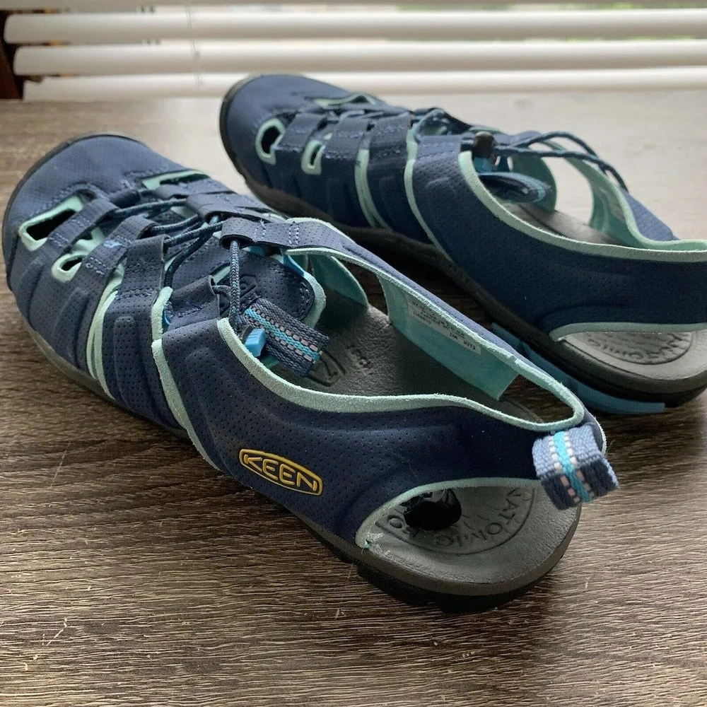 KEEN Newport Waterproof Sandals Hiking Trail Shoes Womens 7 Blue - Image 3