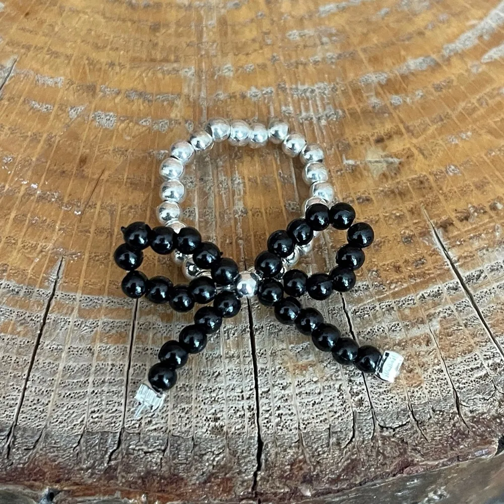 Beaded Bow Ring - Image 2