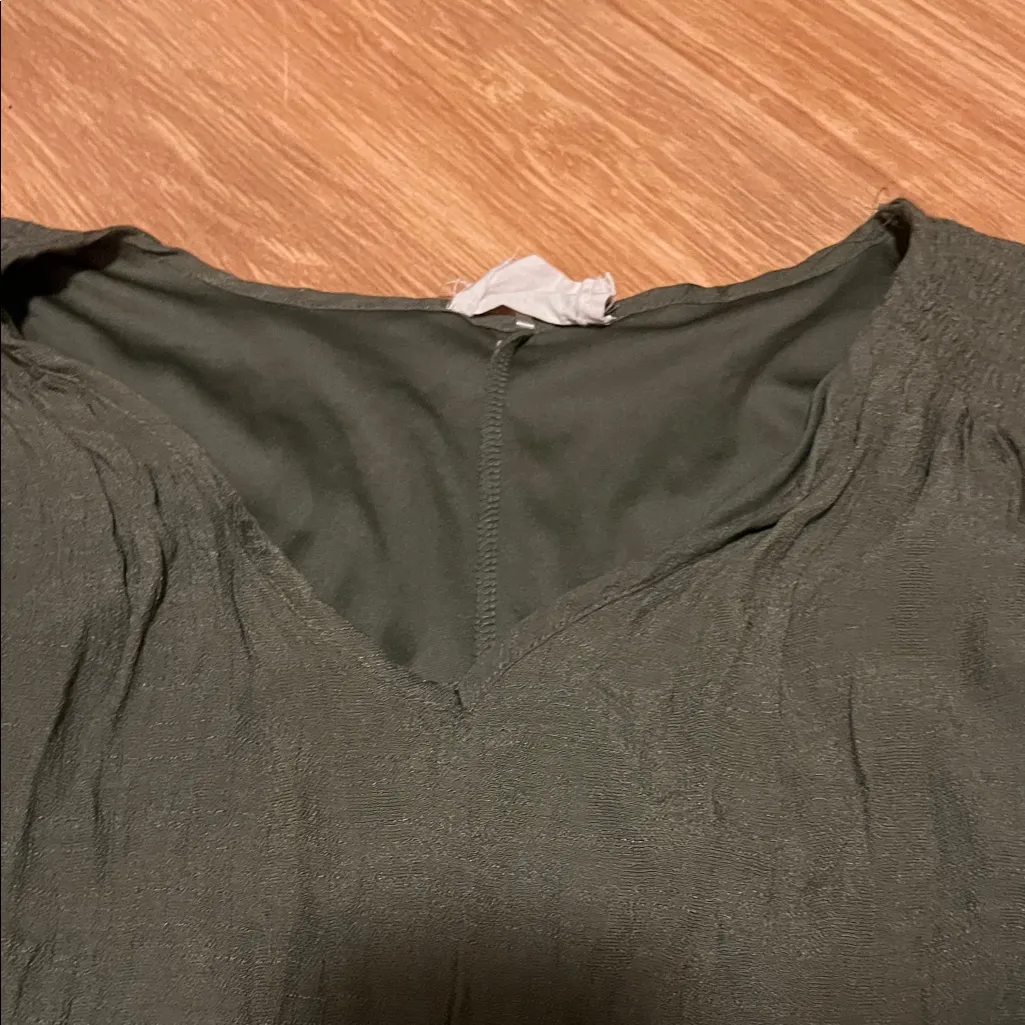 Just found Elegant Long Sleeve olive green Green Dress 3XL lined Size 3X - Image 3