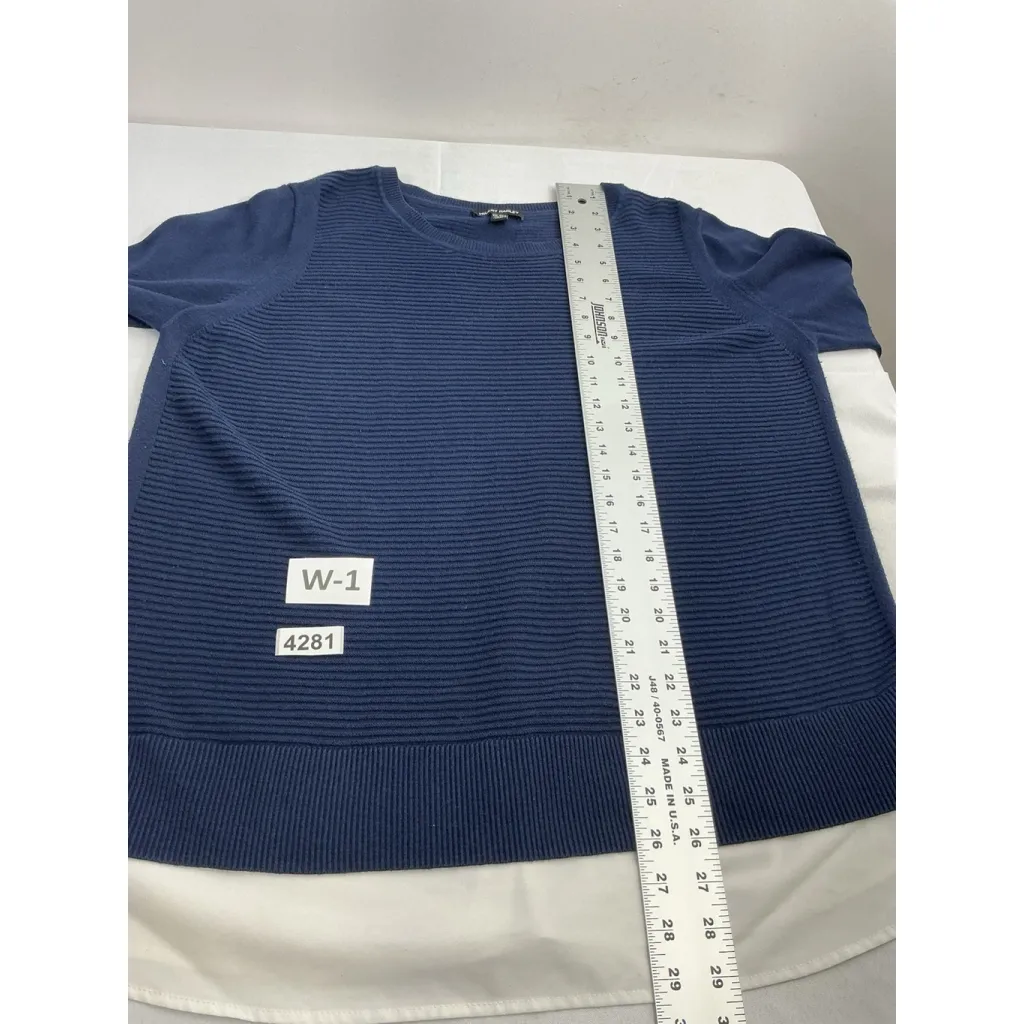 Womans Hilary Radley Sweater Pullover XXL Navy Long Sleeve Crew Neck - Image 7