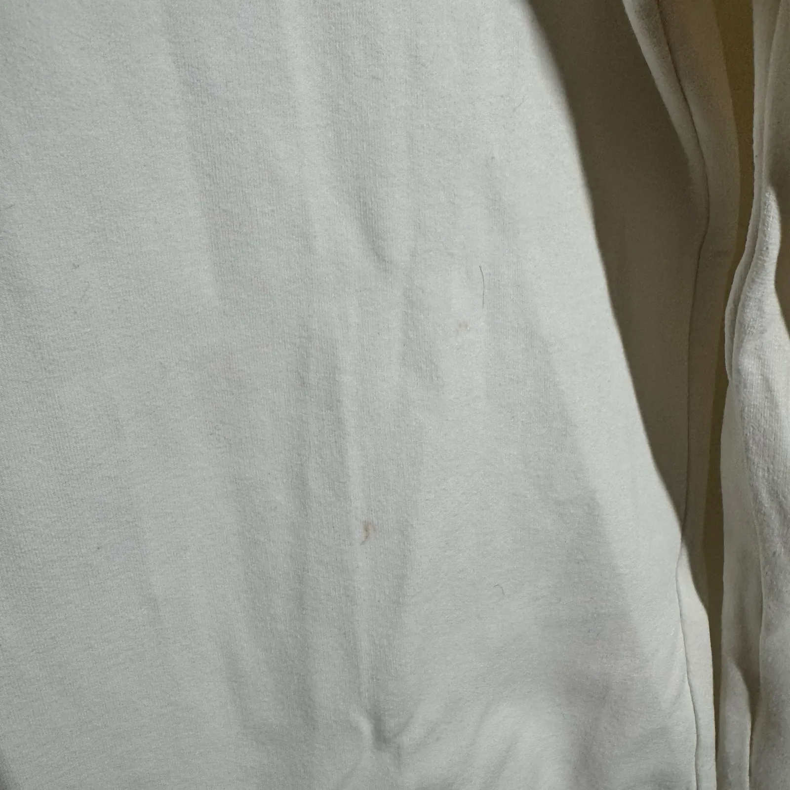 BCBGMaxAzria Y2K Bling Vintage Full Zip Sweatshirt Women M White Bedazzled Track - Image 9