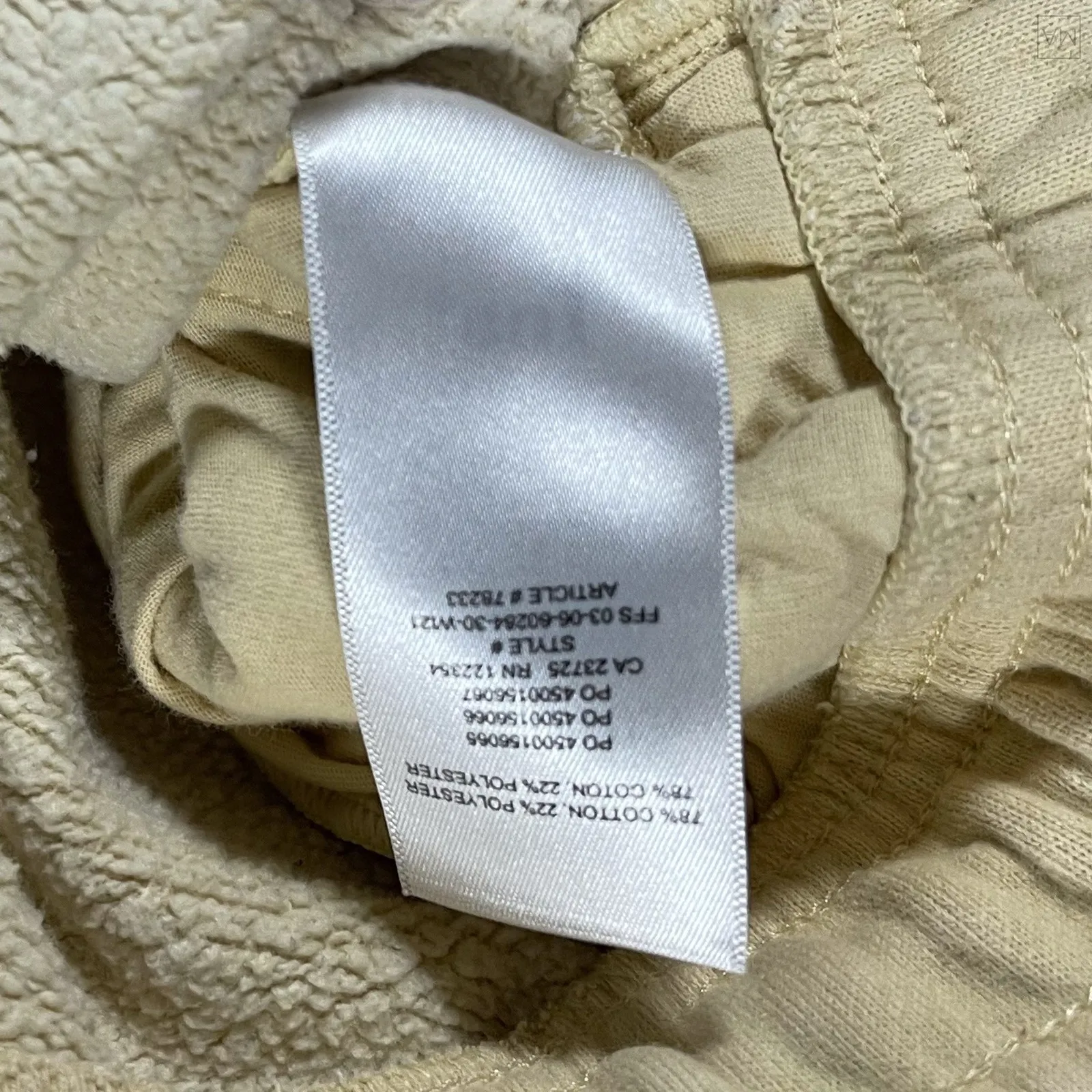 Tna Cozy Women's Joggers Fleece Athleisure Athletic Workout Aritzia L Yellow Size L - Image 3