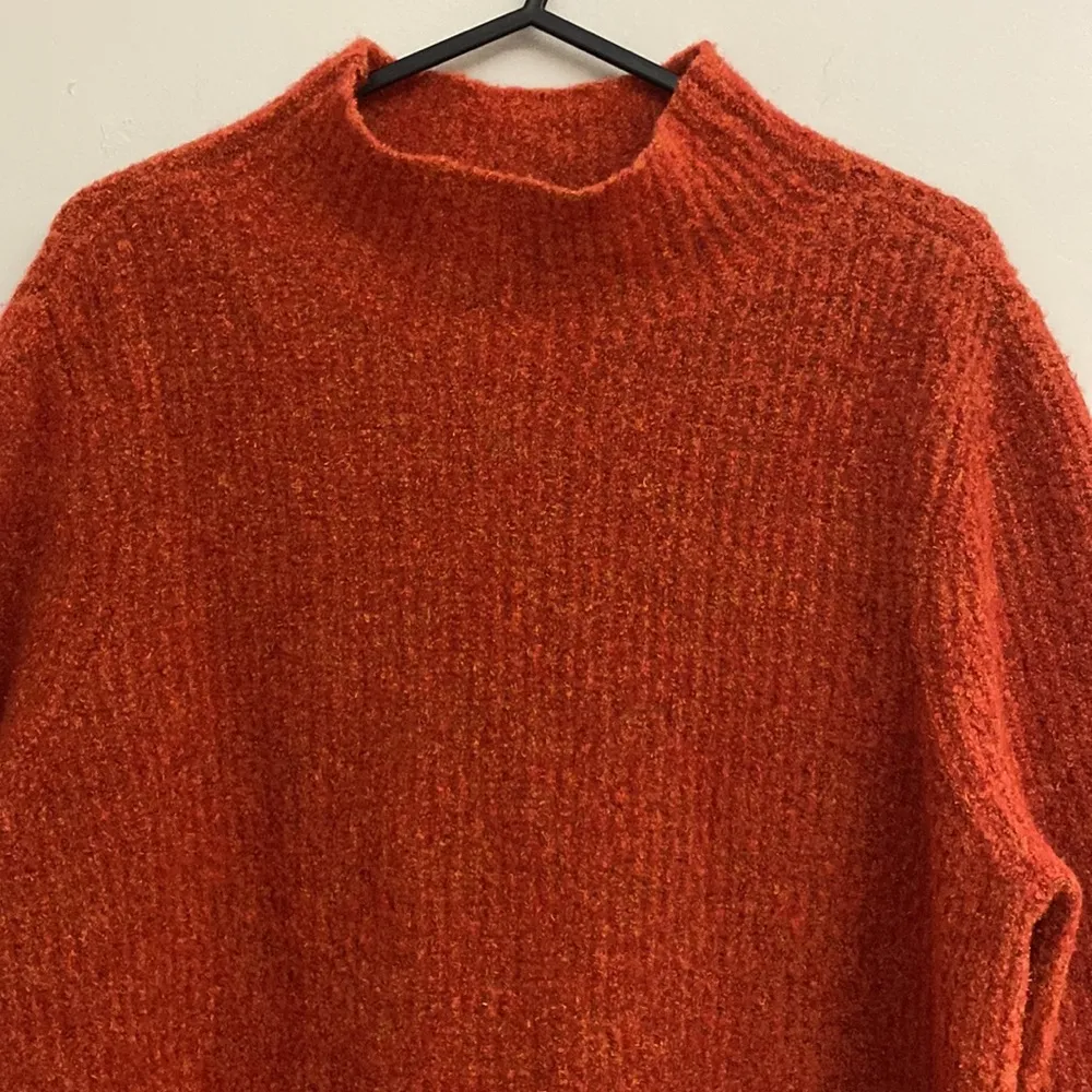 J.Mac Laughlin womens orange 56% extrafine merino wool sweater size M Size M - Image 2