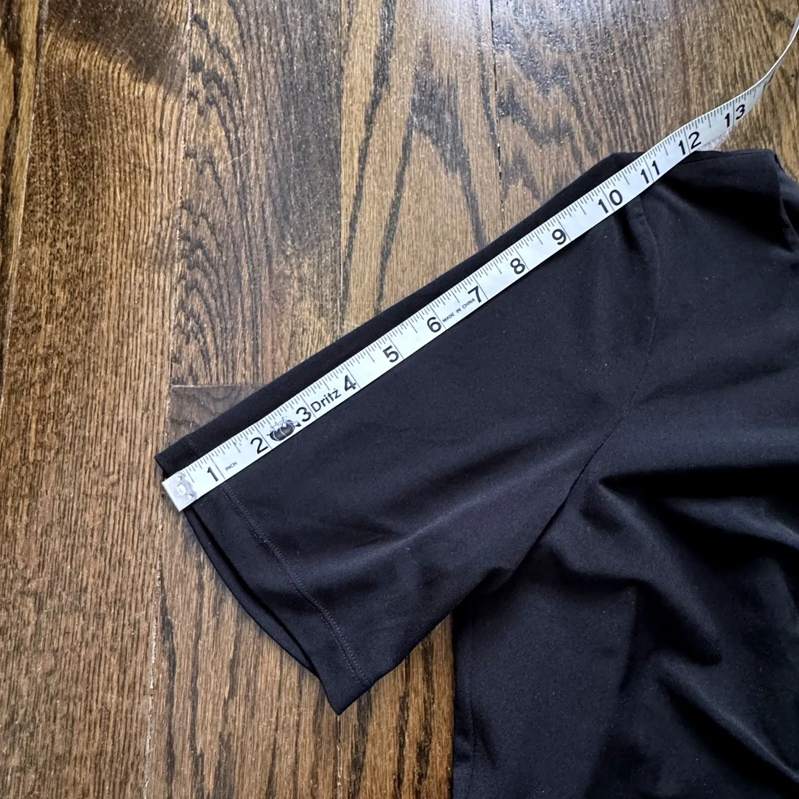 Ryan Michelle Womens Size L Black Draped Fitted Classic Elegant Dinner Dress‎ Size L - Image 10