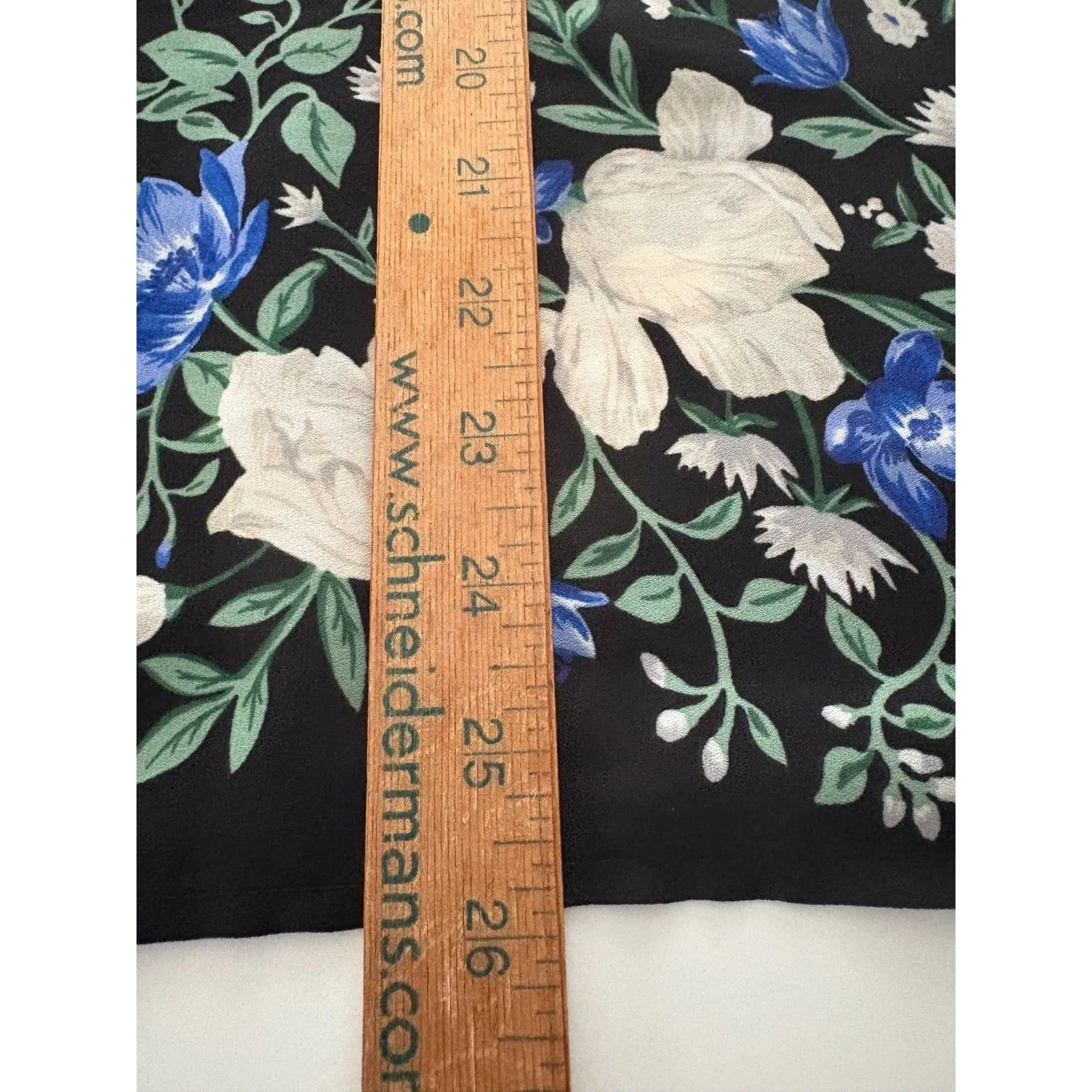 Old Navy Top XXL Black Floral Flutter Sleeve Lightweight Whimsigoth Fairy - Image 10