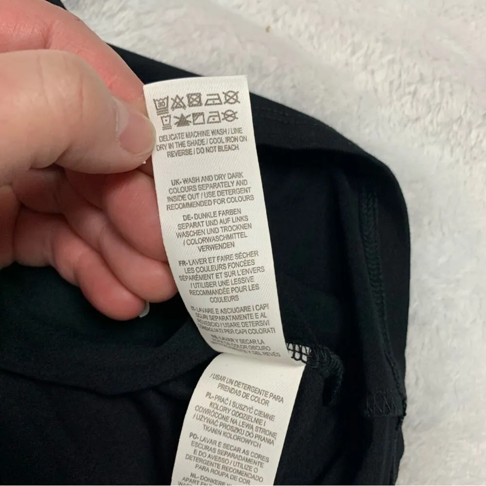 Boden womens size 6 long small basic jersey Black V - Image 8