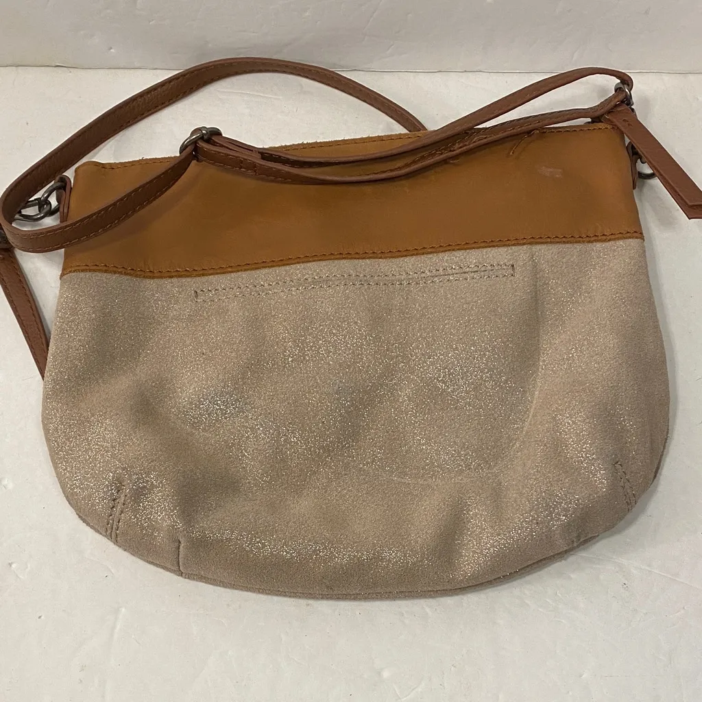 The Sak Tan and Brown Crossbody Bag - Image 4