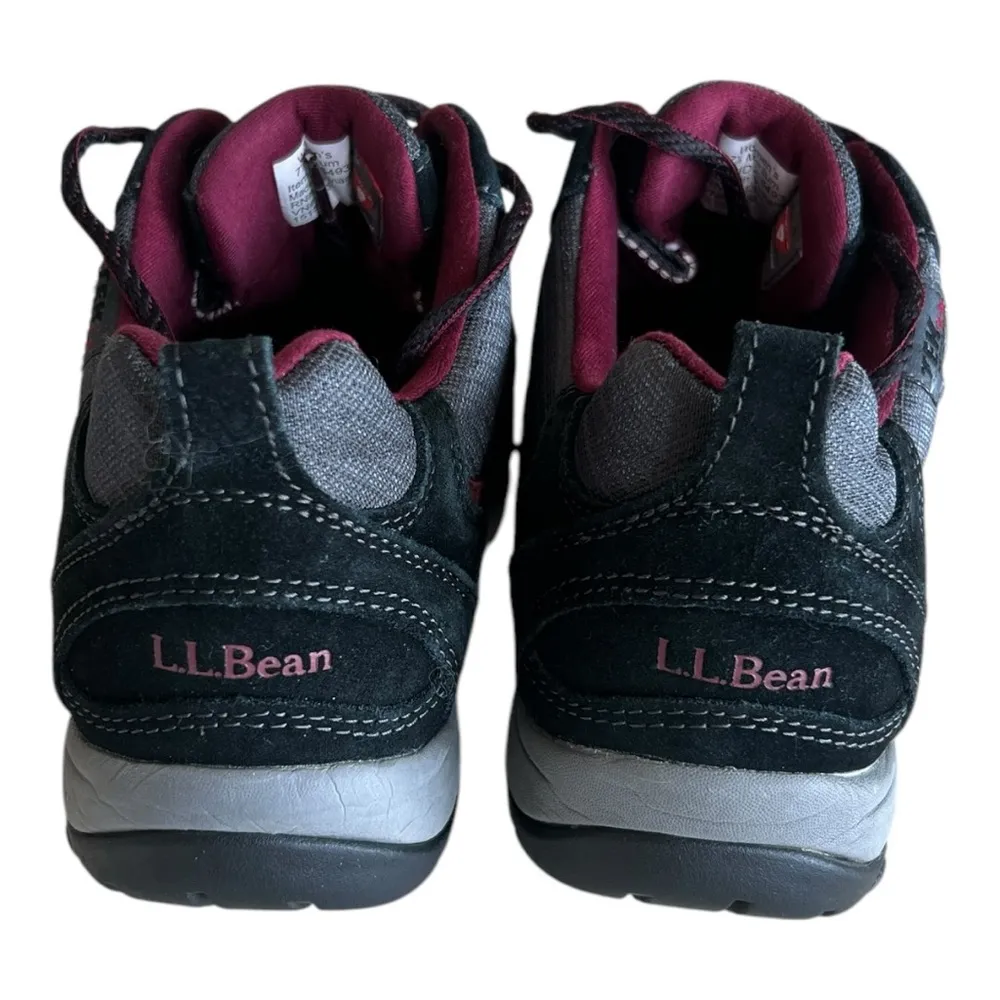 L.L. Bean Black and Gray Tek 2.5 Hiking Shoes with Rugged Sole Size 7.5 M - Image 3