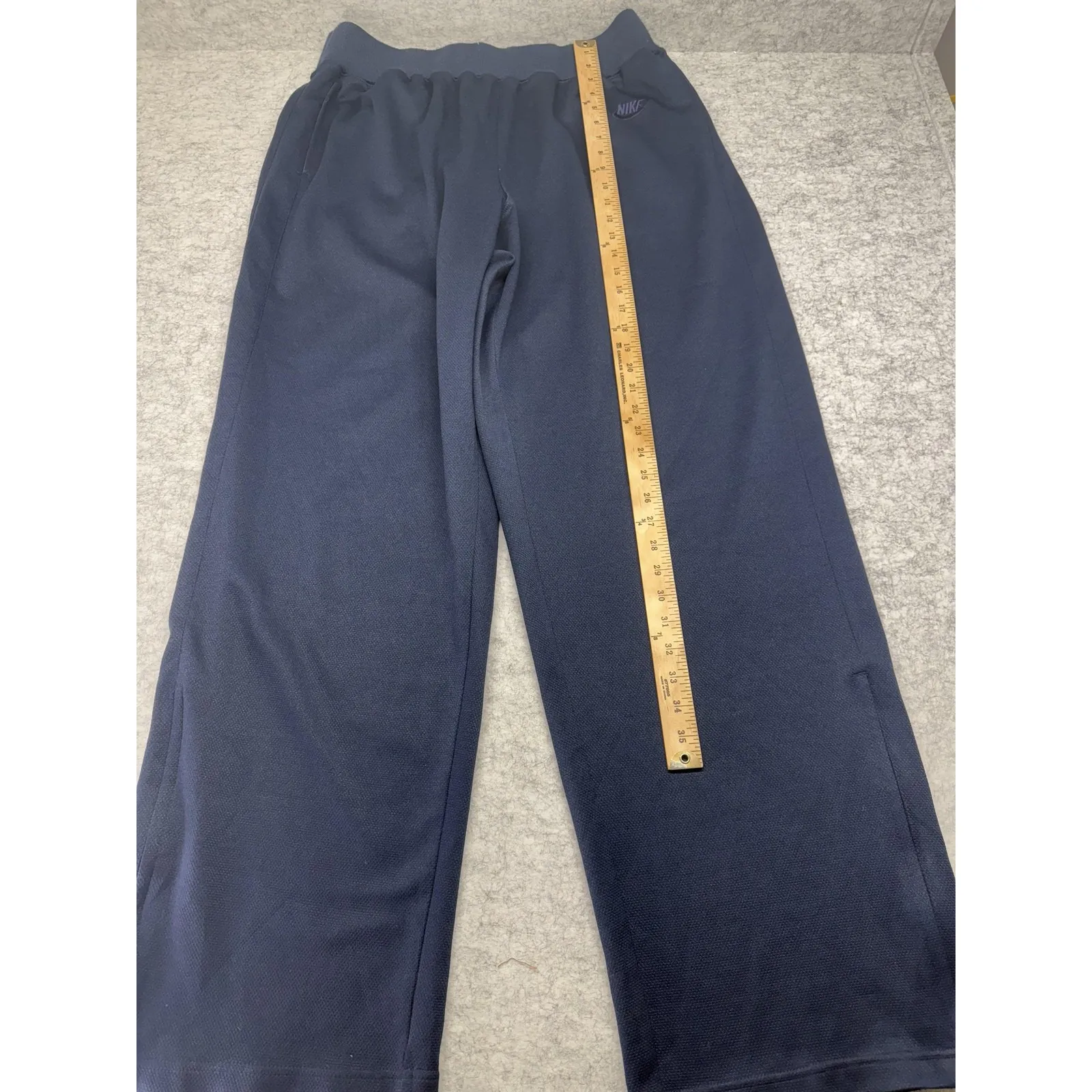 Nike Track Pants Mens 2XL Straight Leg Zip Ankle Pocket Athletic Joggers‎ - Image 3