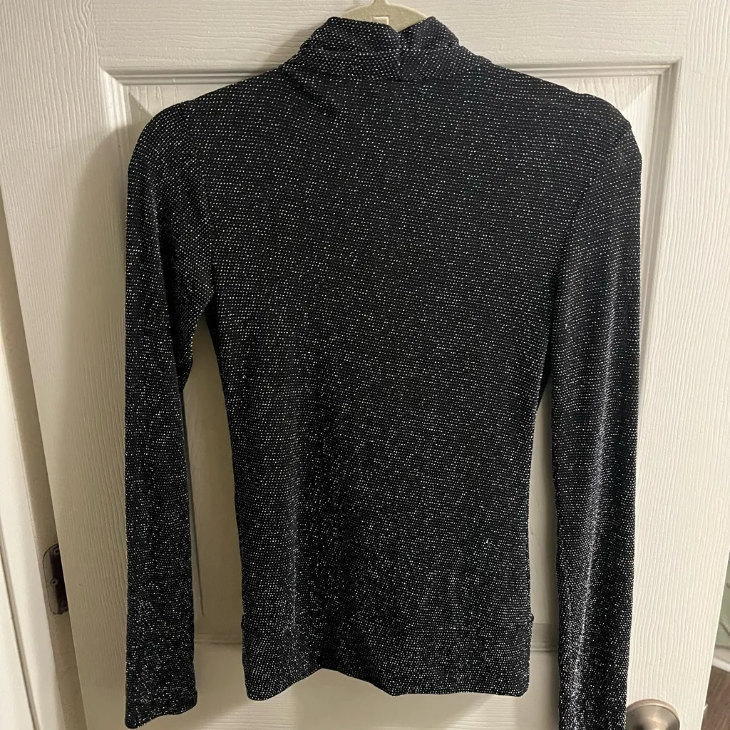 express glitter holiday new years top xs - Image 6