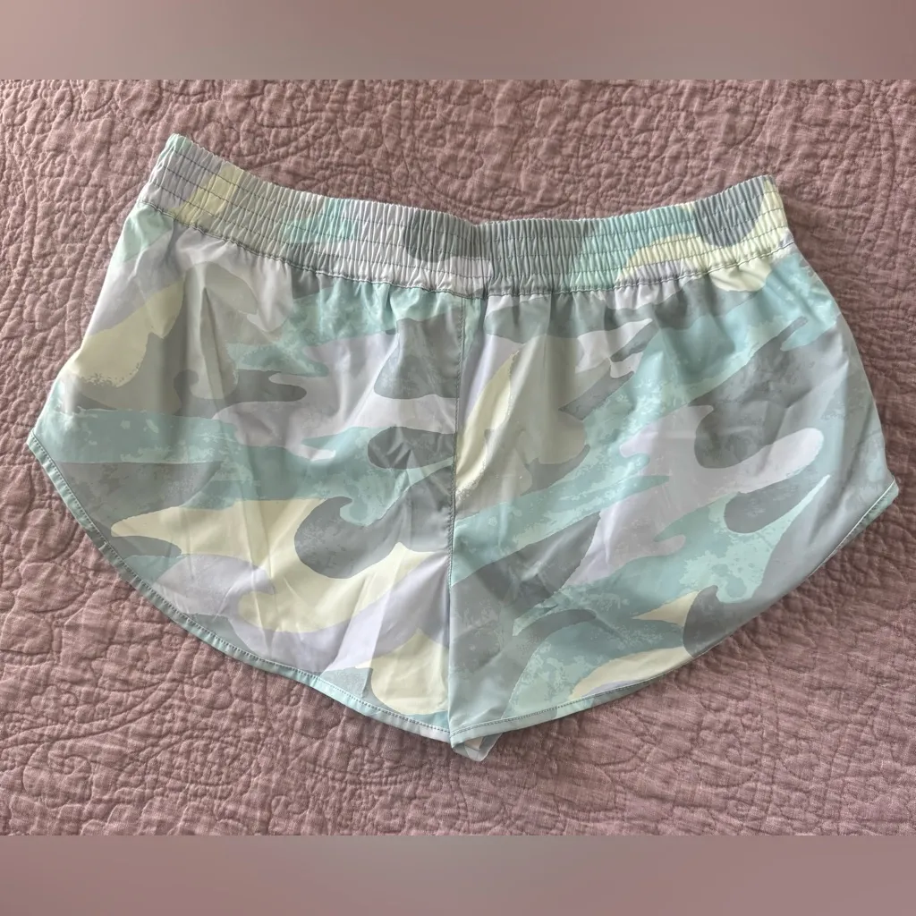 NWT Free People Easy Does it Camo Print Athletic Shorts XL - Image 7