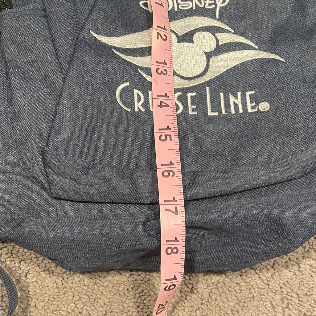 Disney Cruise Line Navy Blue Backpack - Image 9