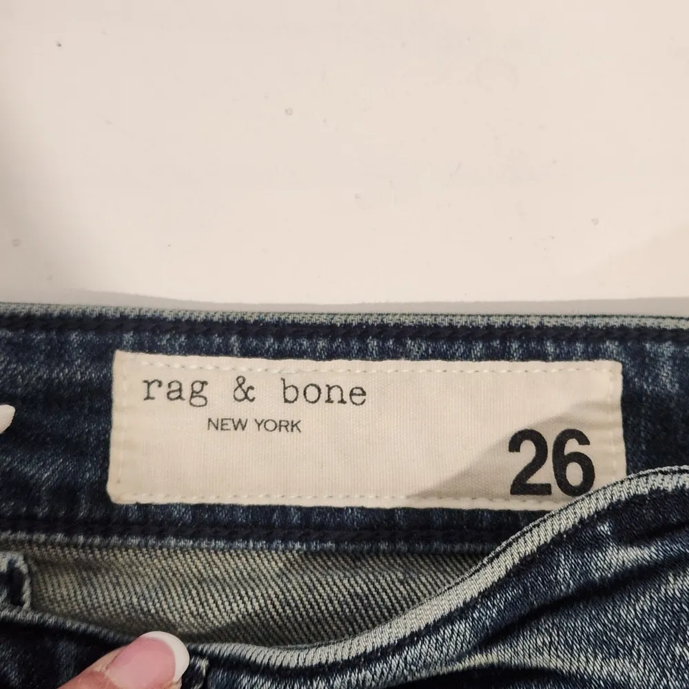 Rag & Bone Womens Nina High Rise Ankle Cigarette Step Hems Vallery Jeans Size 26 - Image 10