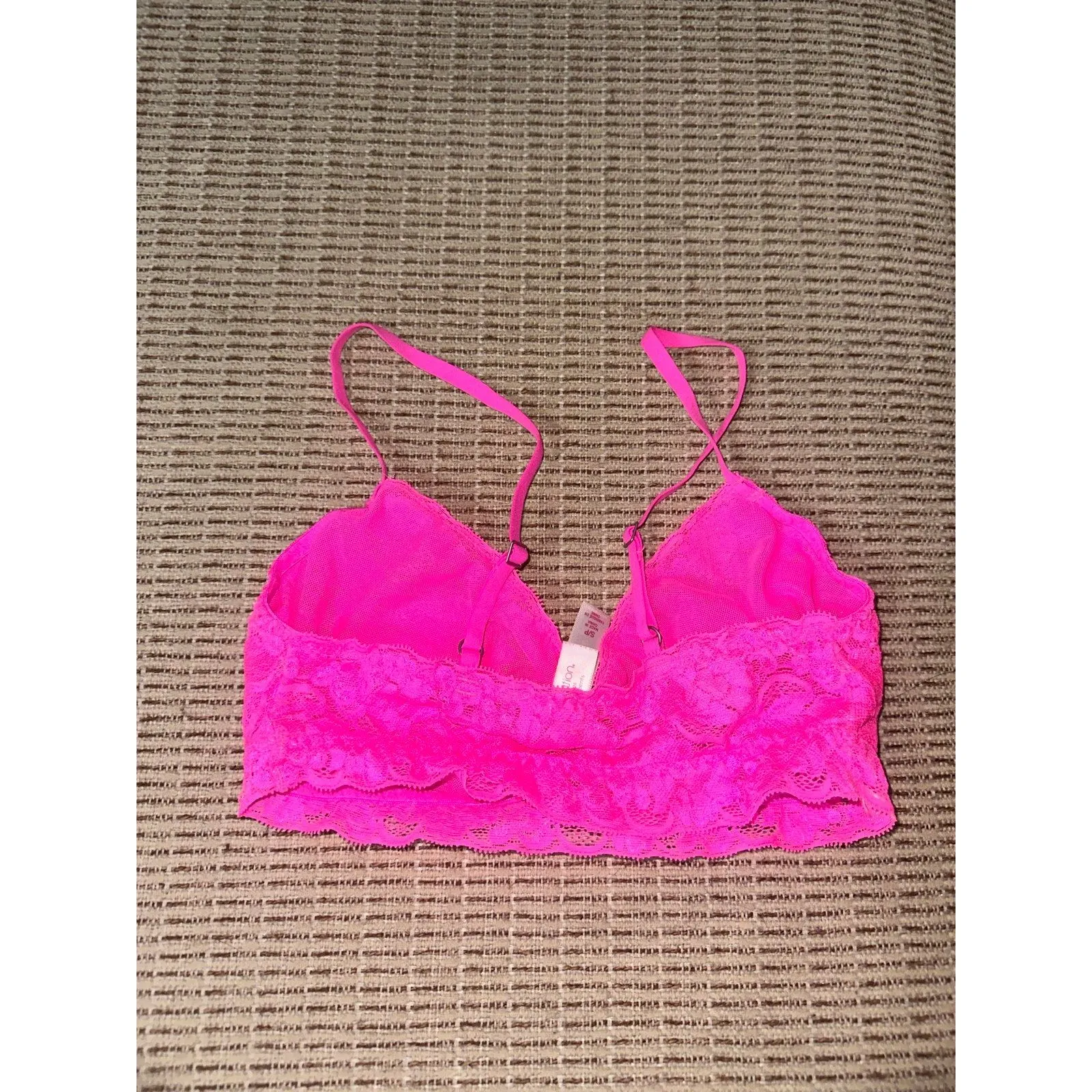 Neon Pink Bralette - Image 2