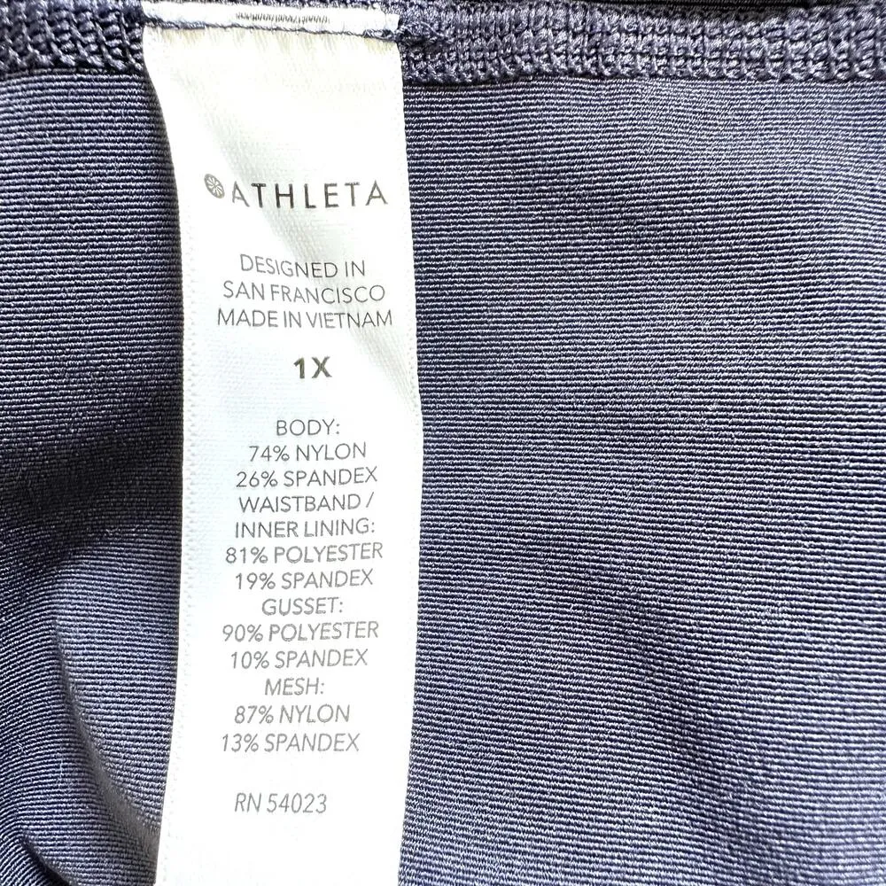 Athleta Fairway Golf Skort 16" Stretch Quick Dry Athletic Navy Blue 1X NWT - Image 6