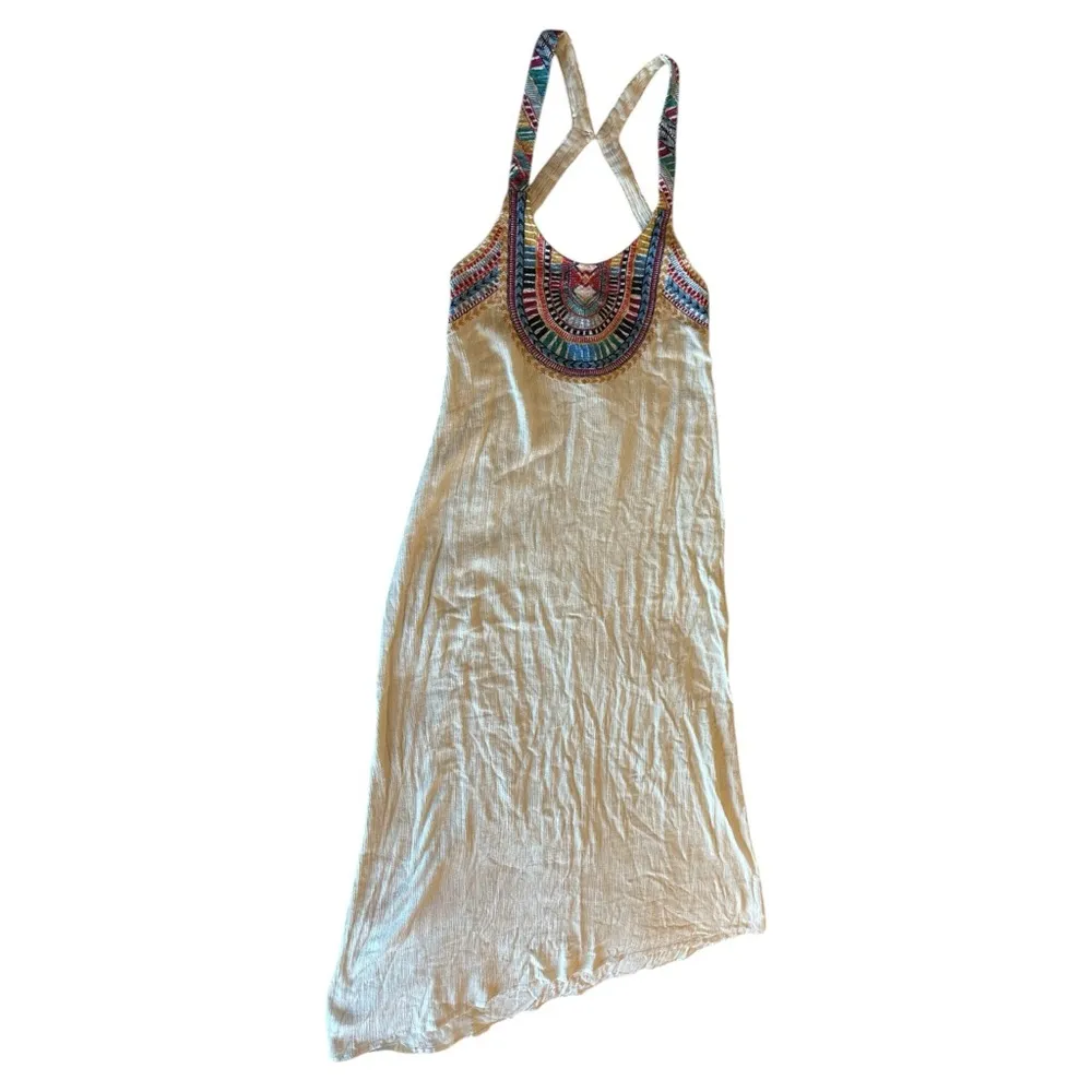 Billabong White Maxi Dress with Colorful Accents - Image 6