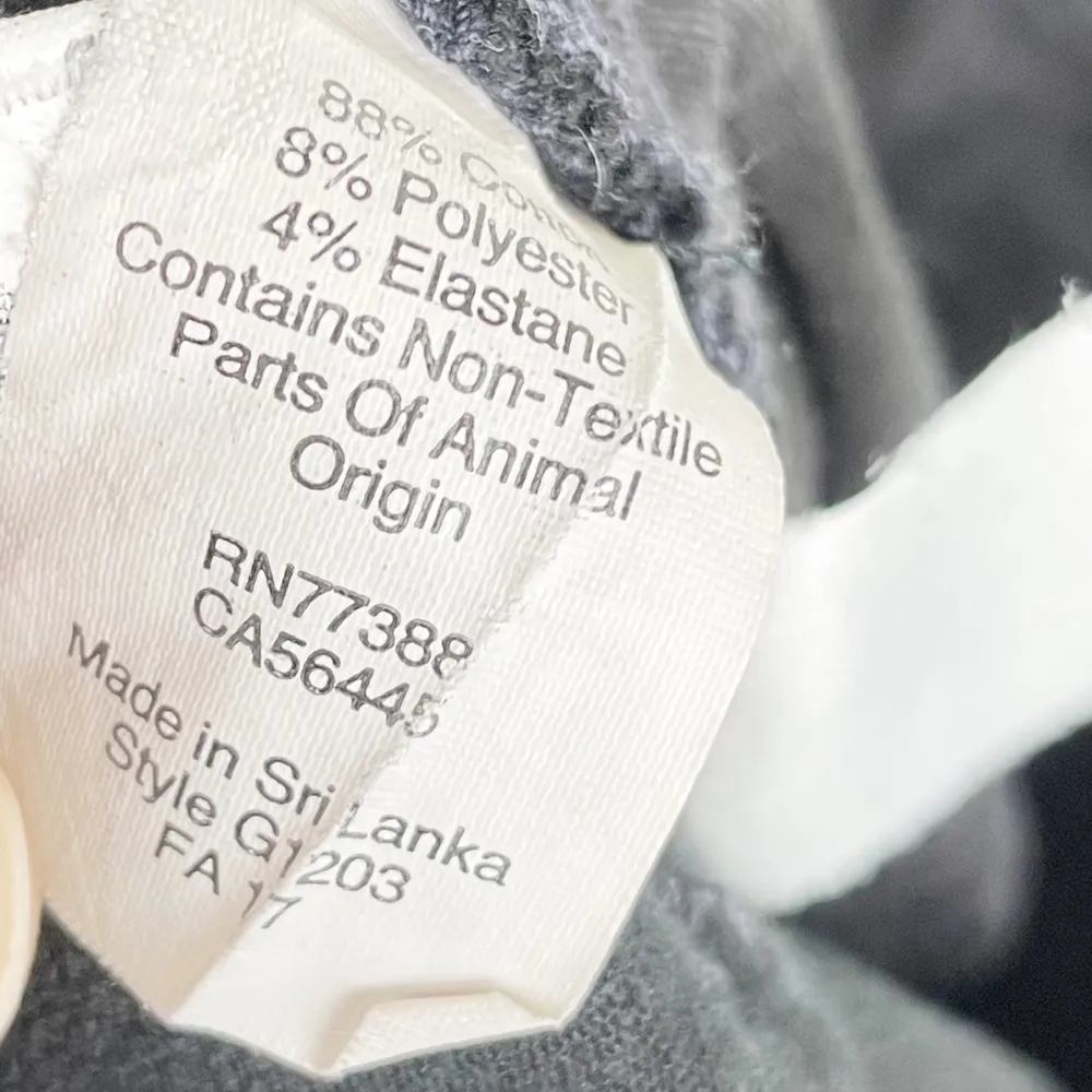 Madewell Tall 9" High-Rise Skinny Jeans in ISKO Stay Black Denim G1203 Size 26T - Image 8